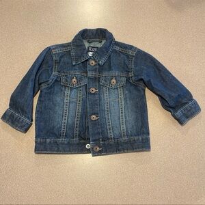 The Children's Place Dark Blue Denim Jacket 12-18 months